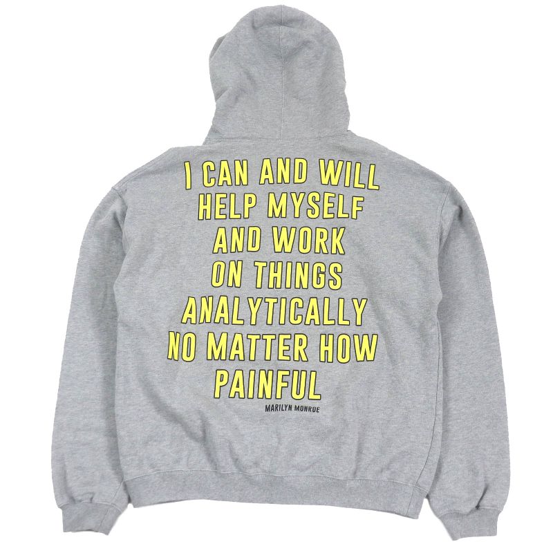 Gucci 700120 Pablo Delcielo Printed Design Pullover Hoodie Gray L Made In Italy