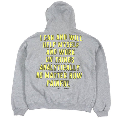 Gucci 700120 Pablo Delcielo Printed Design Pullover Hoodie Gray L Made In Italy