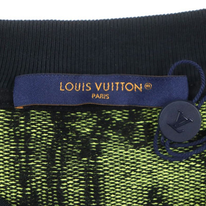  Louis Vuitton 23AW Wavy Monogram 100% Cotton Crewneck Jacquard Knit Sweater