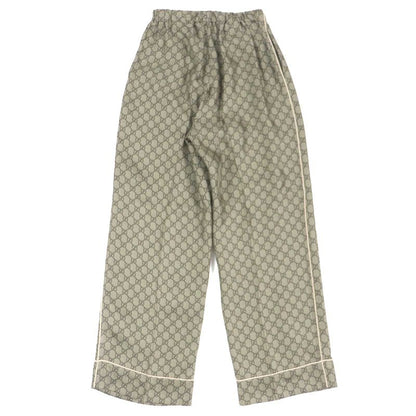 Gucci 23AW 752917 756503 100% Silk GG Supreme Print Long Sleeve Shirt Long