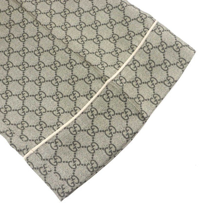 Gucci 23AW 752917 756503 100% Silk GG Supreme Print Long Sleeve Shirt Long