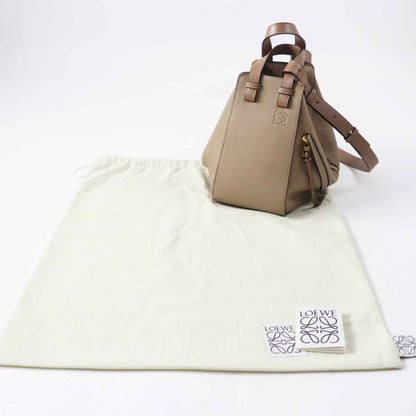 LOEWE A538s35x51 Hammock Small Soft Grain Calf 2WAY Hand/shoulder Bag Sand
