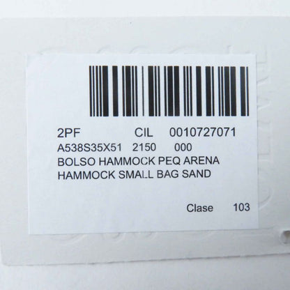 LOEWE A538s35x51 Hammock Small Soft Grain Calf 2WAY Hand/shoulder Bag Sand