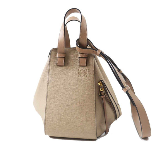 LOEWE A538s35x51 Hammock Small Soft Grain Calf 2WAY Hand/shoulder Bag Sand