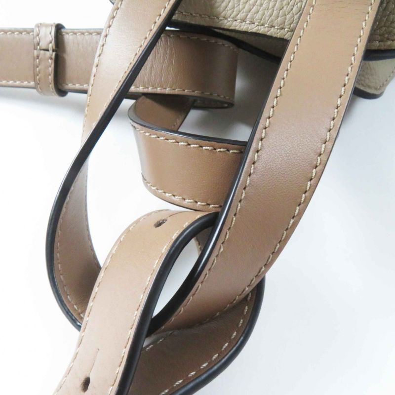 LOEWE A538s35x51 Hammock Small Soft Grain Calf 2WAY Hand/shoulder Bag Sand