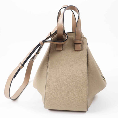 LOEWE A538s35x51 Hammock Small Soft Grain Calf 2WAY Hand/shoulder Bag Sand