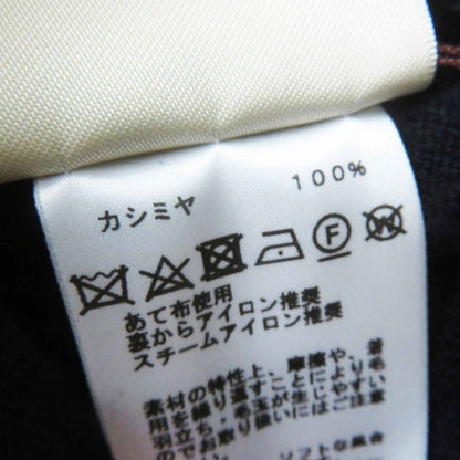 Hermes 24SS 4e2604d1 100% Cashmere H Lift Long Sleeve Knit Pullover Dark Navy