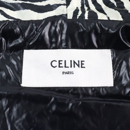 Celine 22SS 2w537260q Zebra Look Loose Cut Coated Nylon Jacket Blouson Multicolo