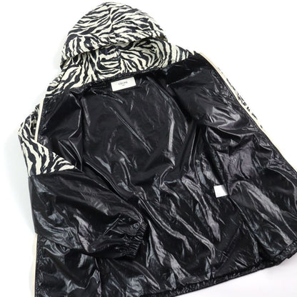 Celine 22SS 2w537260q Zebra Look Loose Cut Coated Nylon Jacket Blouson Multicolo