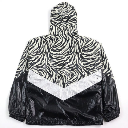 Celine 22SS 2w537260q Zebra Look Loose Cut Coated Nylon Jacket Blouson Multicolo