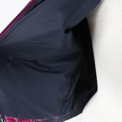 CHANEL P59432 Coconage Tweed Nylon Layered Style Down Jacket Dark Navy Pinkish