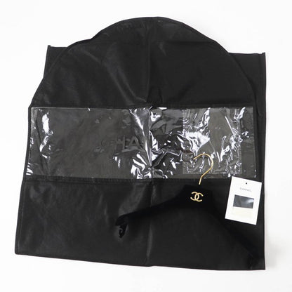 CHANEL P59432 Coconage Tweed Nylon Layered Style Down Jacket Dark Navy Pinkish