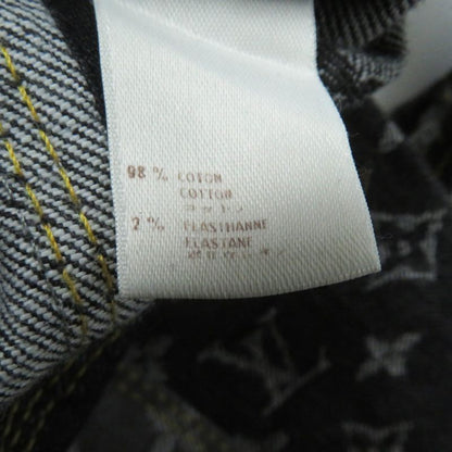 Louis Vuitton 07SS Rare Cut-off Monogram Patchwork Denim Pants Indigo Blue