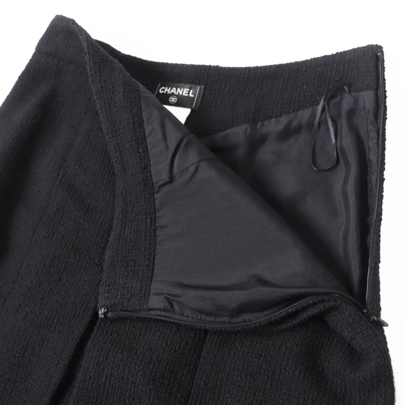 CHANEL P45580/p45436 Cotton Lined Silk Tweed Setup With Coco Mark Buttons