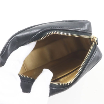 CHANEL As3258 Matelasse Coco Mark Chain Shoulder Bag / Camera Bag Lambskin