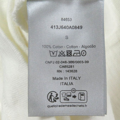 DIOR Homme 24SS 413j640a0849 Damaged Slub Cotton Jersey Short Sleeve T-shirt