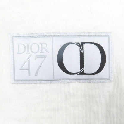 DIOR Homme 24SS 413j640a0849 Damaged Slub Cotton Jersey Short Sleeve T-shirt