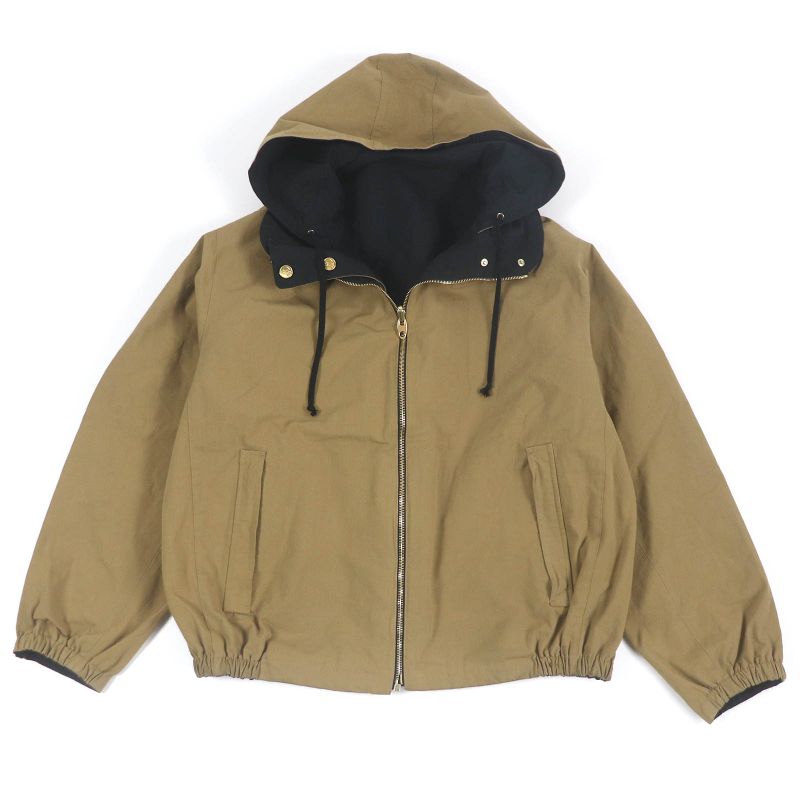 Gucci 20AW 609509 Orgasmique Reversible Hooded Military Jacket
