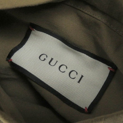 Gucci 20AW 609509 Orgasmique Reversible Hooded Military Jacket