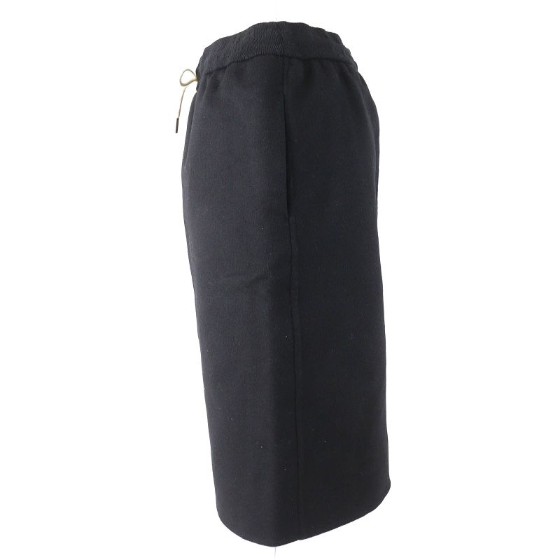 Celine 2j5106700 100% Cashmere Westertogo Knit Skirt With Ties Knee-length