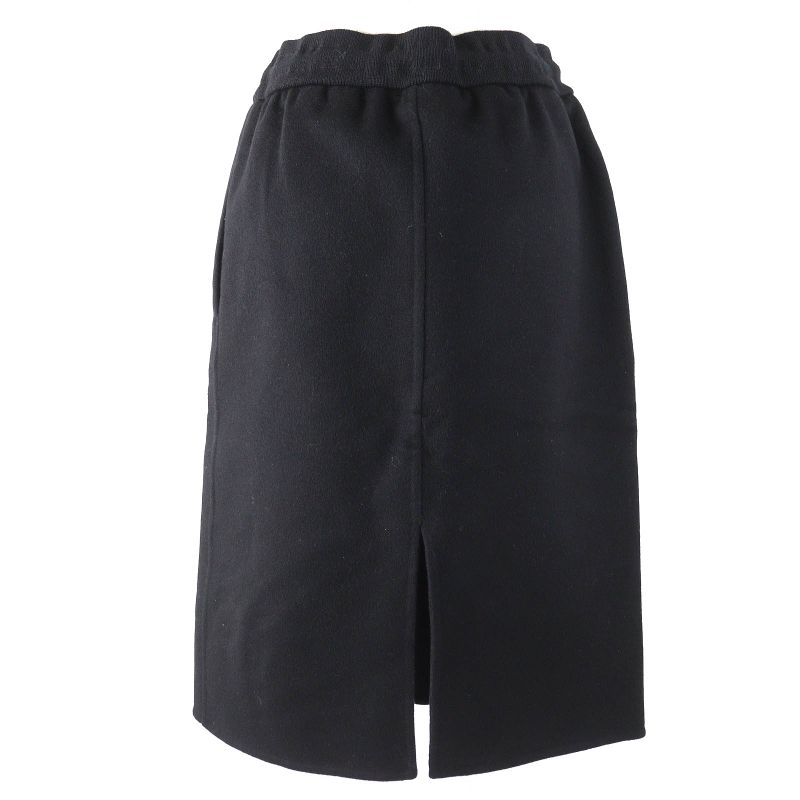 Celine 2j5106700 100% Cashmere Westertogo Knit Skirt With Ties Knee-length