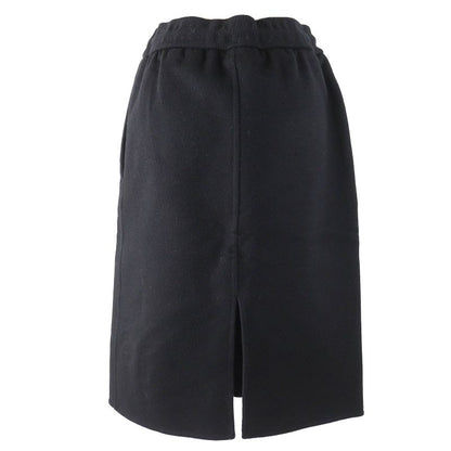 Celine 2j5106700 100% Cashmere Westertogo Knit Skirt With Ties Knee-length