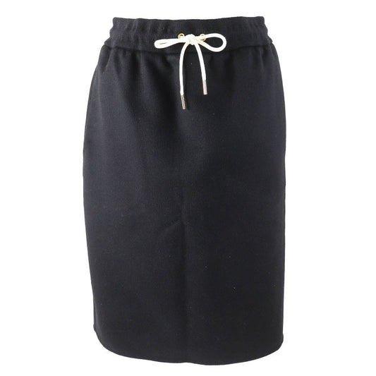 Celine 2j5106700 100% Cashmere Westertogo Knit Skirt With Ties Knee-length