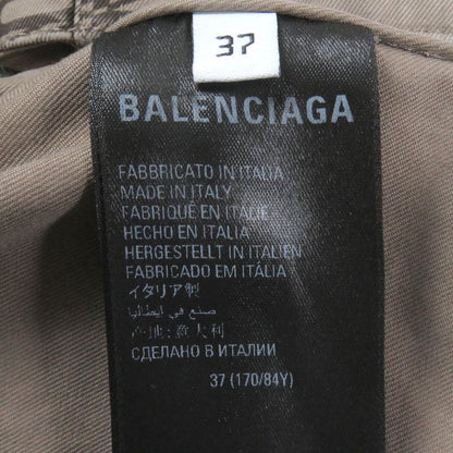 Balenciaga 2022 704390 Cotton BB Logo Monogram Allover Military Cargo Shirt