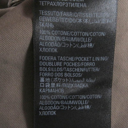 Balenciaga 2022 704390 Cotton BB Logo Monogram Allover Military Cargo Shirt