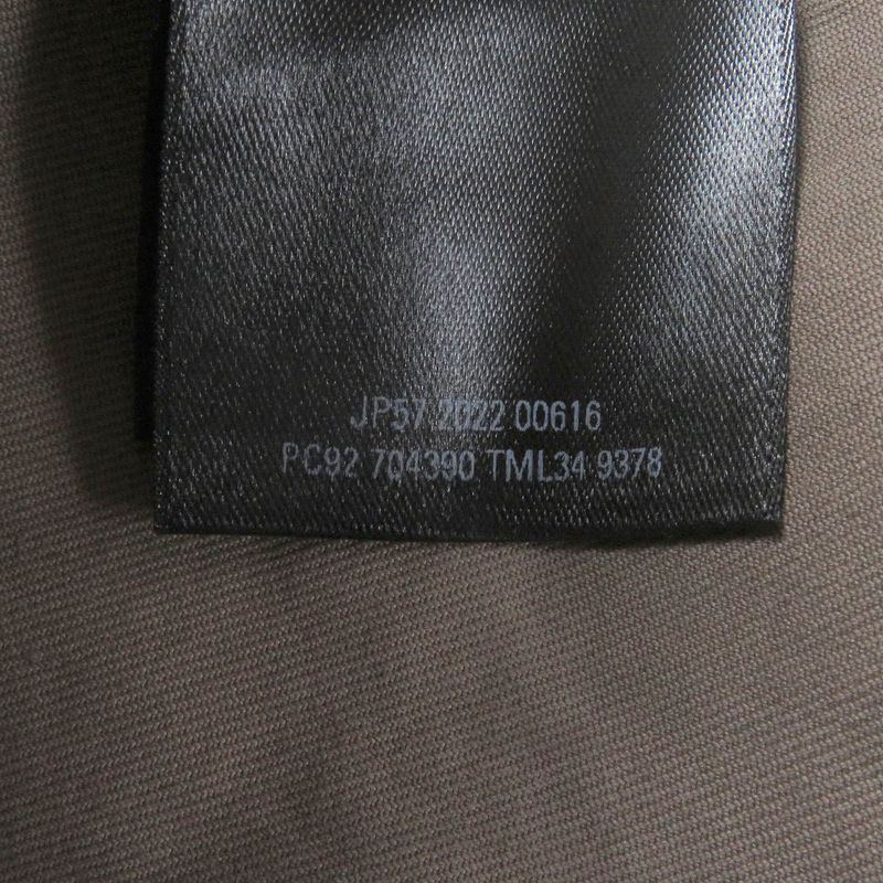 Balenciaga 2022 704390 Cotton BB Logo Monogram Allover Military Cargo Shirt