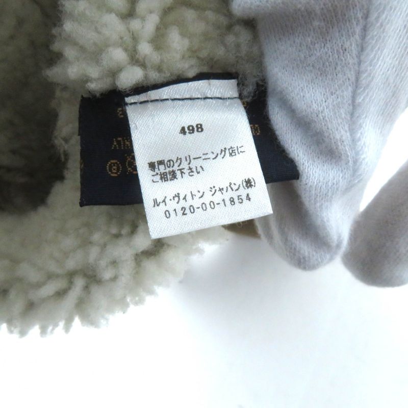 Louis Vuitton M76453 Muff Sher Ring Lamb Monogram Mouton Mitten Gloves