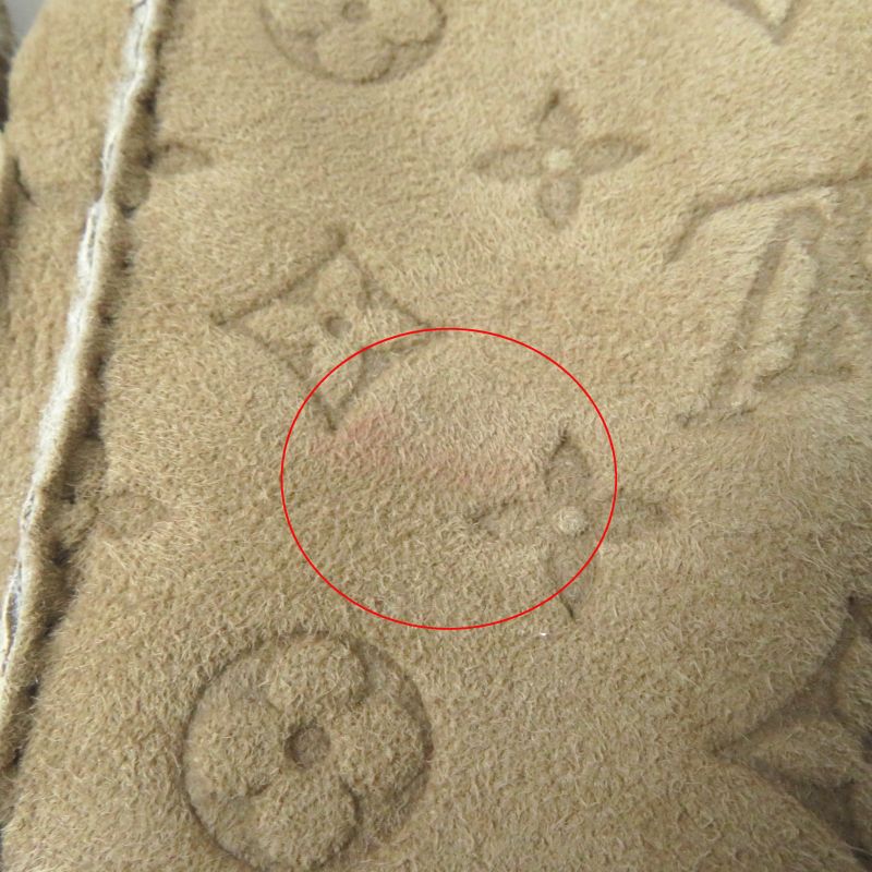 Louis Vuitton M76453 Muff Sher Ring Lamb Monogram Mouton Mitten Gloves