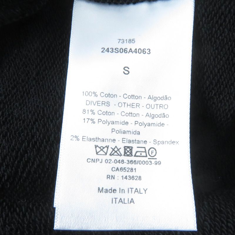 Christian DIOR 243s06a4063 DIOR VIBE 100% Cotton Pullover Hooded Short Sleeve