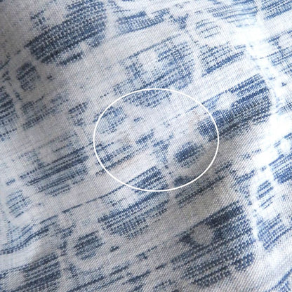 DIOR Homme 013d585by989 100% Cotton Oblique Pattern Long Sleeve Denim Shirt