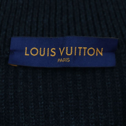 Louis Vuitton 22SS 100% Wool Signature Half-zip Knit Sweater With Back Logo