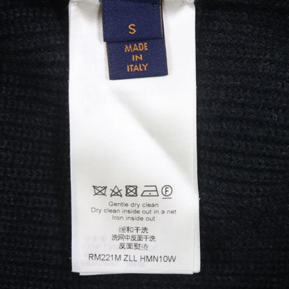 Louis Vuitton 22SS 100% Wool Signature Half-zip Knit Sweater With Back Logo