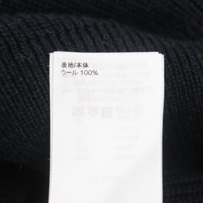 Louis Vuitton 22SS 100% Wool Signature Half-zip Knit Sweater With Back Logo