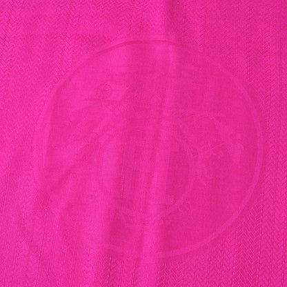 Hermes Cashmere Silk Emblem Large Shawl Scarf Pink With Box Made In France