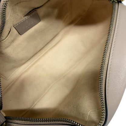 Gucci Shoulder Bag GG Marmont 447632 Brown Chain Shoulder Leather