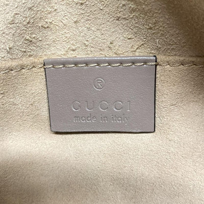 Gucci Shoulder Bag GG Marmont 447632 Brown Chain Shoulder Leather