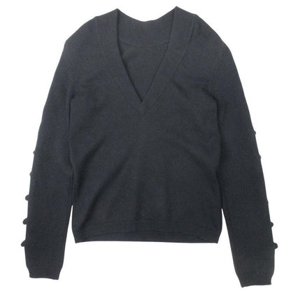 18ss Chanel P57 Cashmere Ribbon Sweater Knit Tops Cut and Sewn Pullover Long