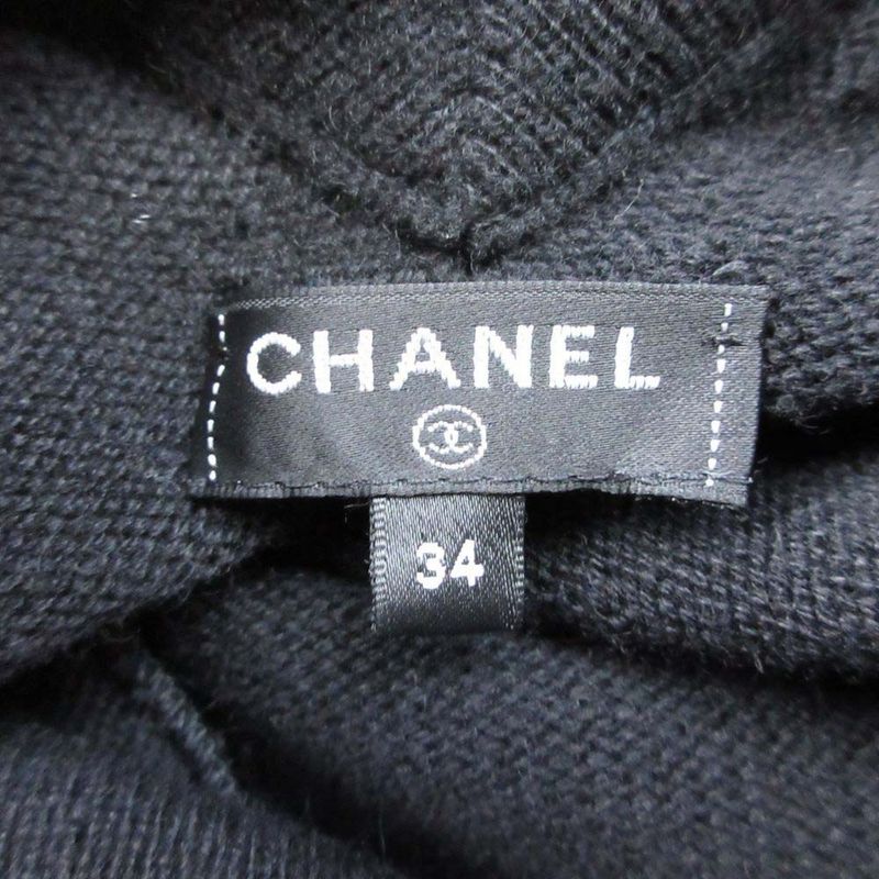 18ss Chanel P57 Cashmere Ribbon Sweater Knit Tops Cut and Sewn Pullover Long
