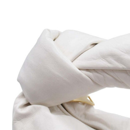 22aw Bottega Veneta Mini Jodie Mini Jodie Puffy Knot Handbag Cabasn Off White