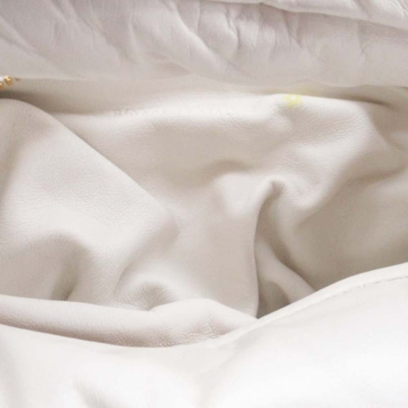 22aw Bottega Veneta Mini Jodie Mini Jodie Puffy Knot Handbag Cabasn Off White