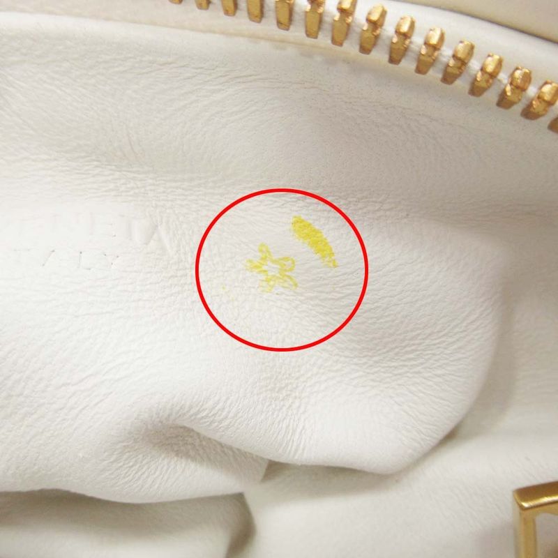 22aw Bottega Veneta Mini Jodie Mini Jodie Puffy Knot Handbag Cabasn Off White