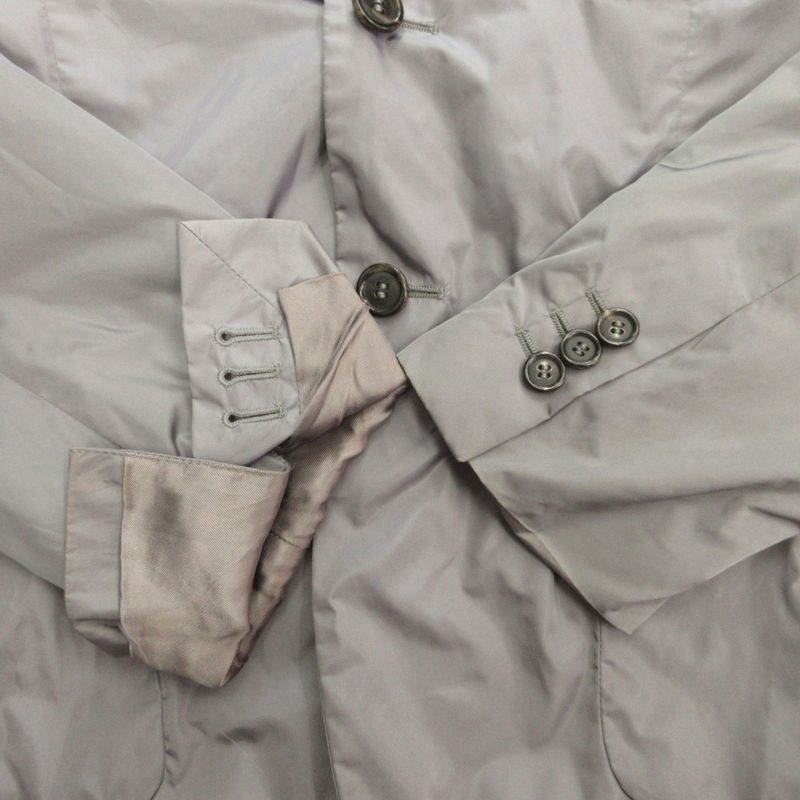 Prada Sport Nylon Tailored Jacket Bleather None Fabric Genuine Cut Wings 2010