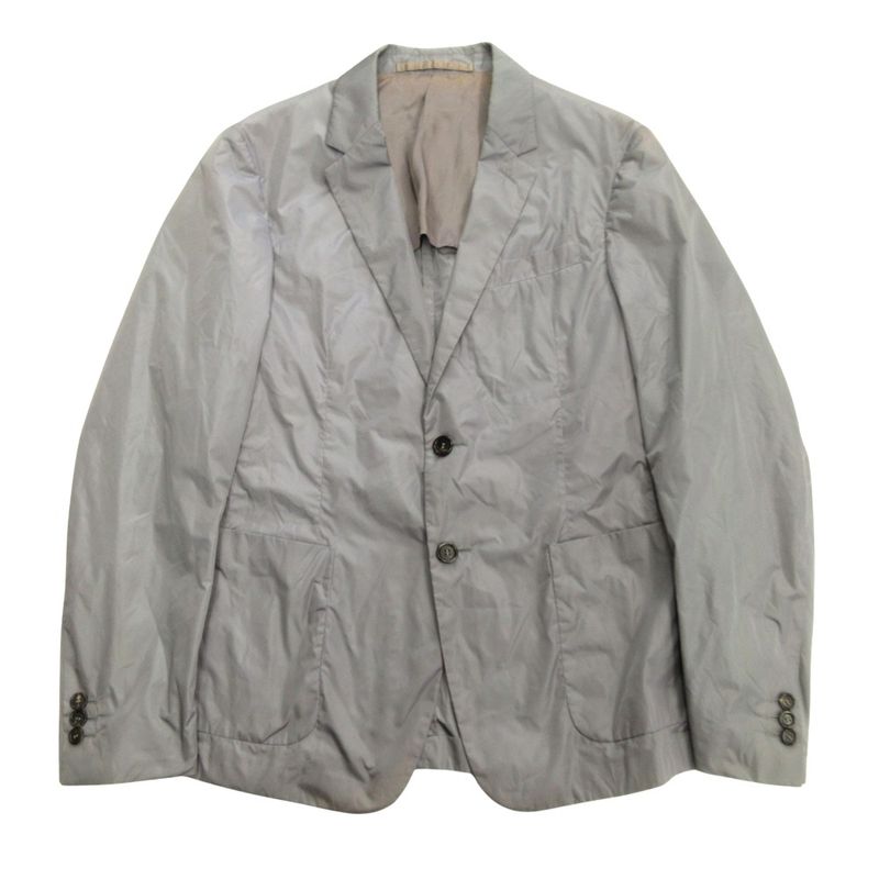 Prada Sport Nylon Tailored Jacket Bleather None Fabric Genuine Cut Wings 2010