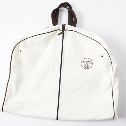 Hermes Long Length Mouton Coat With Serie Buttons Switch Design Green 34