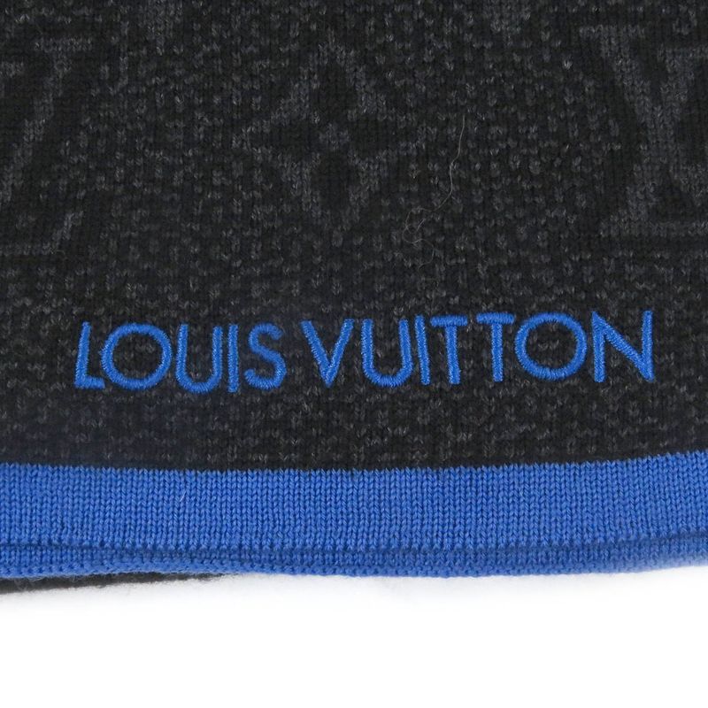 Louis Vuitton 2020 M76240 100% Wool Echarpe My Monogram Eclipse Scarf Stole