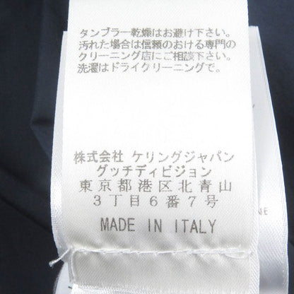 Gucci 322555 Webline Sherry Line WZIP Blouson Jacket Down Jacket Navy 44 Made